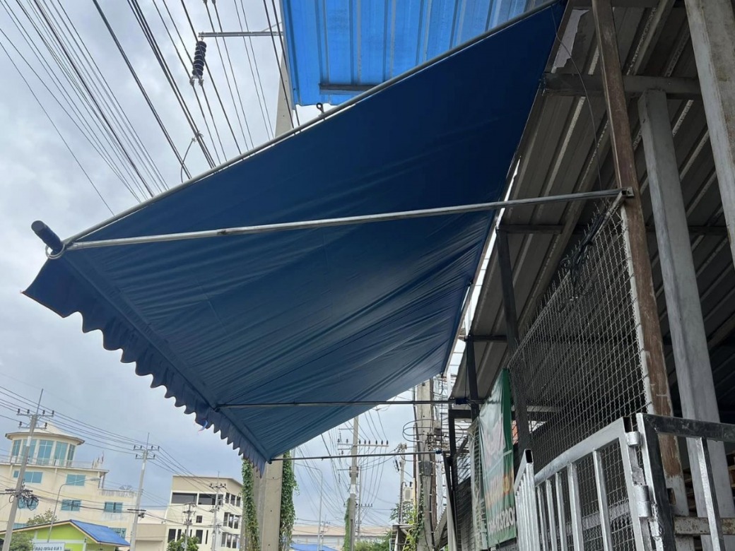 รับติดตั้งผ้าใบแบบค้ำยัน